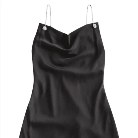 ✨Rhinestone Chain Satin Dress ✨ - Picture 1 of 3